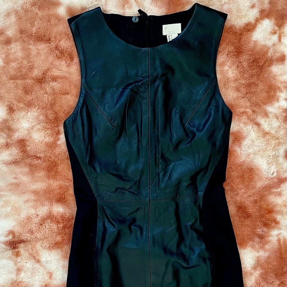 Black Leather Dress Size 2